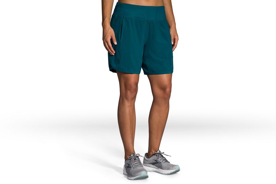 Brooks Women's Chaser 7" Bottoms Deep Sea ( ROFST5079 )